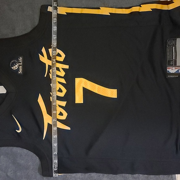 Toronto Raptors-Lowry 7 - 2019-20 Nike City Edition Kyle Lowry Jersey Size 44 - Picture 3 of 4